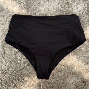 High waisted bathing suit bottoms